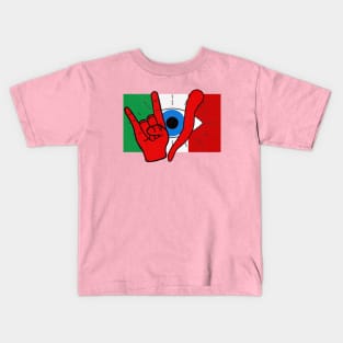 Italian Evil Eye il Malocchio Maloik Malocchio Italy Kids T-Shirt